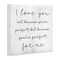 Stupell Industries Love Not Perfect Inspirational Romance Wall Plaque Art